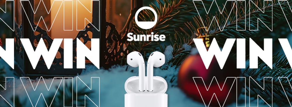 Sunrise AirPods gewinnen